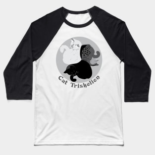 Cat Triskelion Baseball T-Shirt